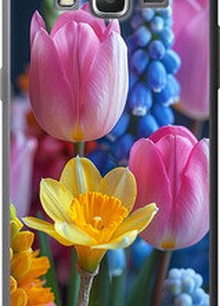 Чехол на samsung galaxy grand prime g530h весенние цветы "6058t-74-2448"