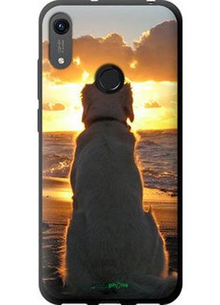 Чохол на huawei y6s захід і собака "3966b-1871-2448"
