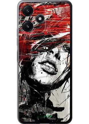 Чохол на xiaomi redmi 12 5g обличчя дівчини "1162u-3194-2448"