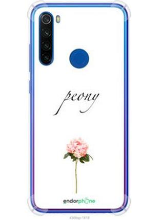 Чехол на xiaomi redmi note 8t пион "4366sp-1818-2448"