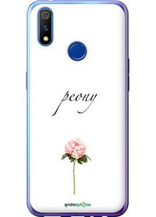Чехол на realme x lite пион "4366u-2030-2448"