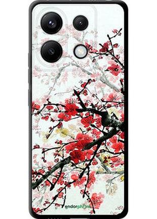 Чохол на xiaomi poco x6 квітучий кущ "831b-3678-2448"