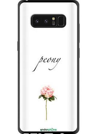 Чехол на samsung galaxy note 8 пион "4366b-1020-2448"