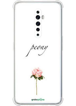 Чехол на oppo reno 2z пион "4366sp-1867-2448"