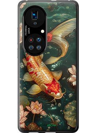 Чехол на huawei p50 мелодия лотоса "6106u-2292-2448"