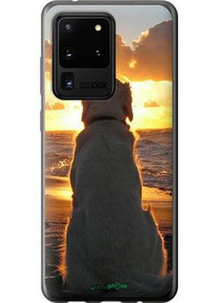 Чохол на samsung galaxy s20 ultra захід і собака "3966u-1831-2448"
