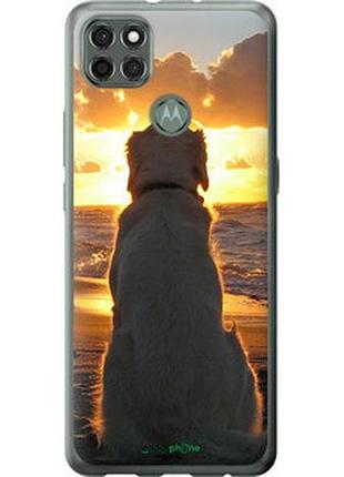 Чохол на motorola g9 power захід і собака "3966u-2229-2448"
