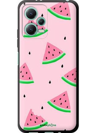 Чехол на xiaomi poco x5 5g розовый арбуз "4314b-3016-2448"