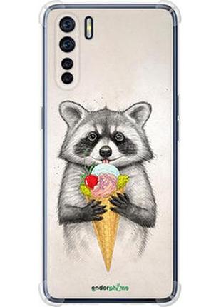 Чохол на oppo a91 єнотик з морозивом "4602sp-1884-2448"