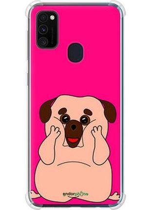 Чехол на samsung galaxy m30s 2019 весёлый мопс "4908sp-1774-2448"
