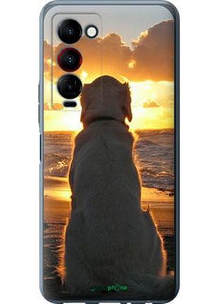 Чохол на tecno camon 18 premier захід і собака "3966u-2652-2448"