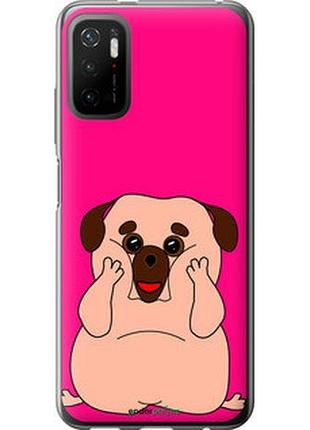 Чохол на xiaomi redmi note 10 5g веселий мопс "4908u-2556-2448"