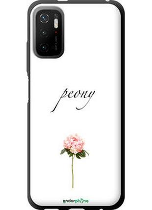 Чехол на xiaomi redmi note 10 5g пион "4366b-2556-2448"