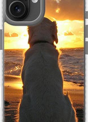 Чохол на iphone 16 plus захід і собака "3966pm-3714-2448"