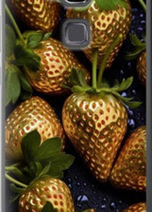 Чехол на huawei ascend mate 7 золотая клубника "5637u-140-2448"
