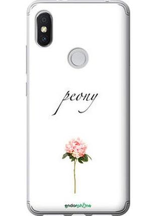 Чехол на xiaomi redmi s2 пион "4366t-1494-2448"