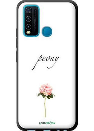 Чехол на vivo y30 пион "4366b-2154-2448"