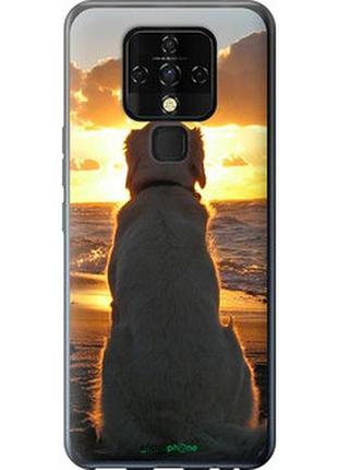 Чохол на tecno camon 16 se ce7j захід і собака "3966u-2398-2448"