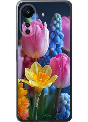 Чехол на xiaomi redmi 13c весенние цветы "6058u-3410-2448"