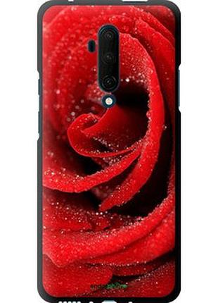Чехол на oneplus 7t pro красная роза "529b-1810-2448"