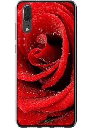 Чохол на huawei p20 червона троянда "529u-1396-2448"