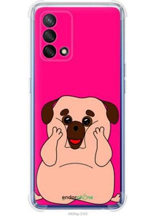 Чехол на oppo a74 весёлый мопс "4908sp-2305-2448"