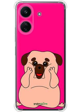 Чохол на xiaomi redmi 13c веселий мопс "4908sp-3410-2448"