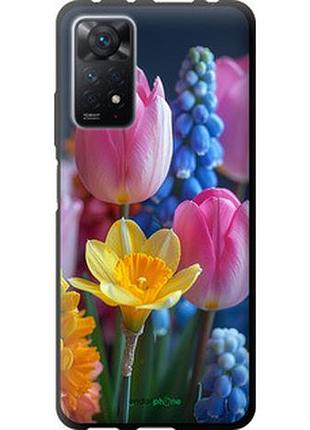 Чехол на xiaomi redmi note 12 pro весенние цветы "6058b-3019-2448"