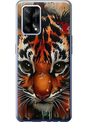 Чехол на oppo a74 mini tiger "6052u-2305-2448"