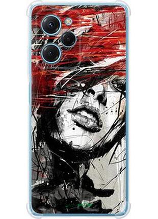 Чехол на xiaomi redmi note 12 pro speed лицо девушки "1162sp-3334-2448"