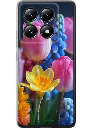 Чехол на xiaomi 14t pro весенние цветы "6058u-3806-2448"