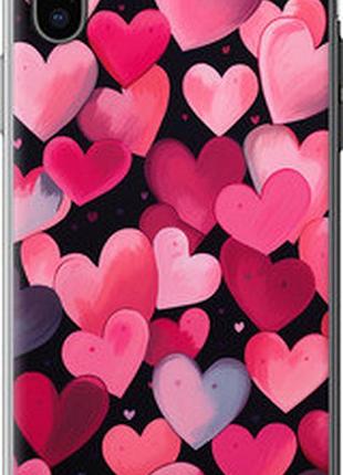 Чехол на iphone x сердечки 4 "5662u-1050-2448"