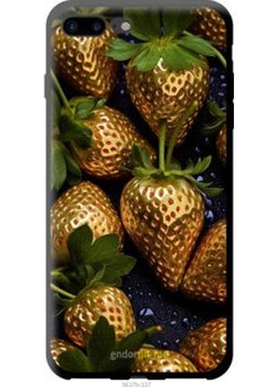 Чехол на iphone 7 plus золотая клубника "5637b-337-2448"