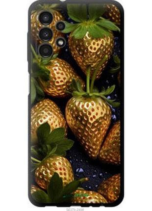 Чехол на samsung galaxy a13 a135f золотая клубника "5637b-2498-2448"