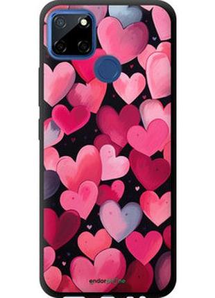 Чехол на realme 7i сердечки 4 "5662b-2486-2448"