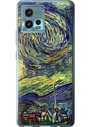 Чехол на motorola g72 винсент ван гог. звёздная ночь "163u-2859-2448"