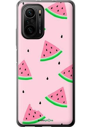 Чехол на xiaomi mi 11i розовый арбуз "4314t-3935-2448"