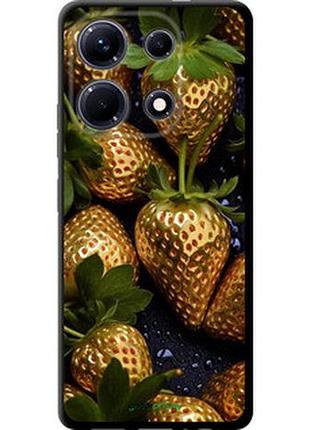 Чехол на infinix note 30 золотая клубника "5637b-3138-2448"