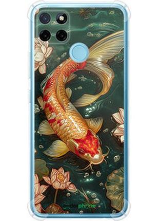 Чехол на realme c21y мелодия лотоса "6106sp-2472-2448"