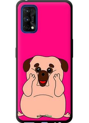 Чехол на realme 7 pro весёлый мопс "4908b-2082-2448"