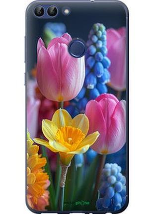 Чохол на huawei p smart весняні квіти "6058u-1346-2448"