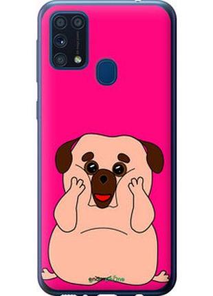 Чохол на samsung galaxy m31 m315f веселий мопс "4908u-1907-2448"