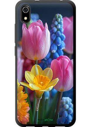 Чехол на xiaomi redmi 7a весенние цветы "6058b-1716-2448"