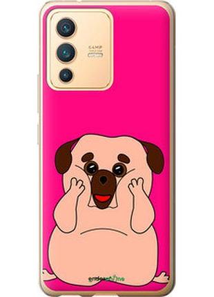 Чохол на vivo v23 веселий мопс "4908u-2642-2448"