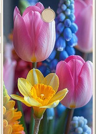 Чехол на xiaomi mi max 2 весенние цветы "6058t-994-2448"