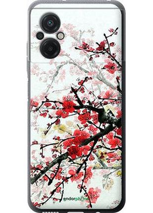 Чохол на xiaomi poco m5 квітучий кущ "831u-2767-2448"