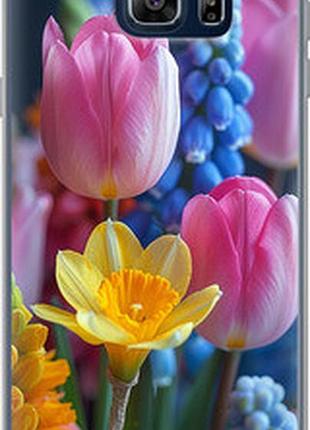 Чехол на samsung galaxy note 5 n920c весенние цветы "6058t-127-2448"