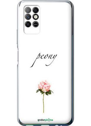 Чехол на infinix note 8 пион "4366u-2710-2448"