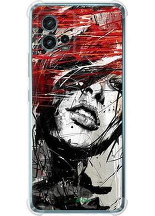 Чохол на motorola g72 обличчя дівчини "1162sp-2859-2448"