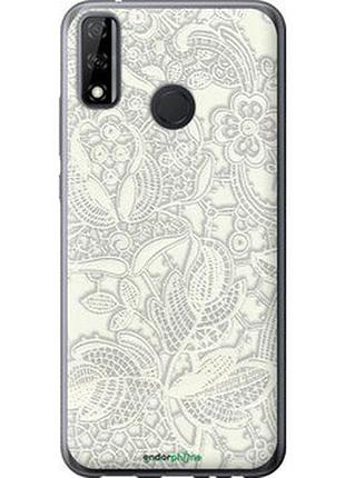 Чехол на huawei p smart 2020 белое кружево "4383u-2060-2448"